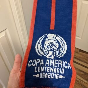 Soccer theme scarf